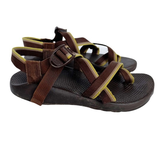 Chaco Shoes - Chaco Tegu Sandals Yellow & Brown
